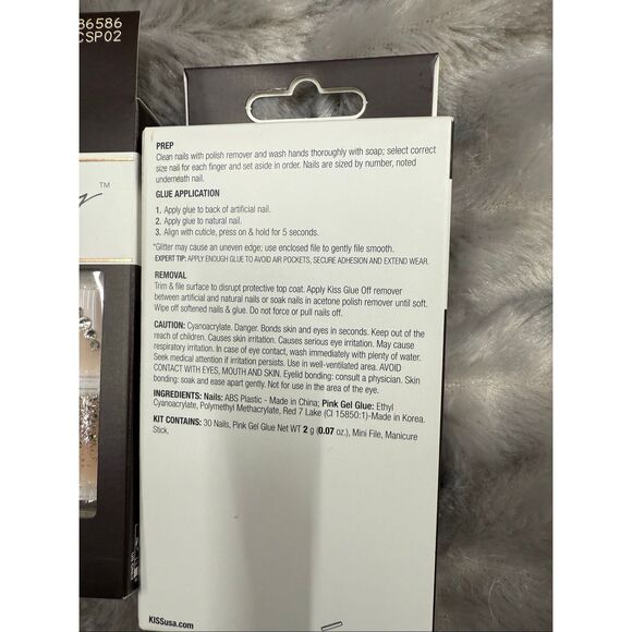 Kiss My Face Premium Class Nails Gorgeous 30pcs 4 in 1 each comes with 4 - Picture 5 of 5